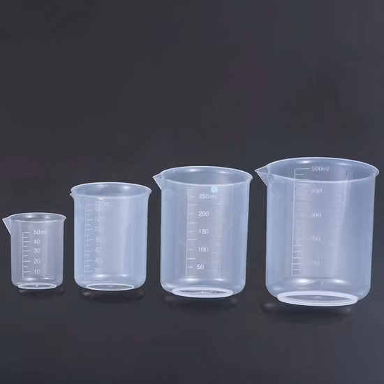一般実験室用目盛り付計量ビーカーカップ