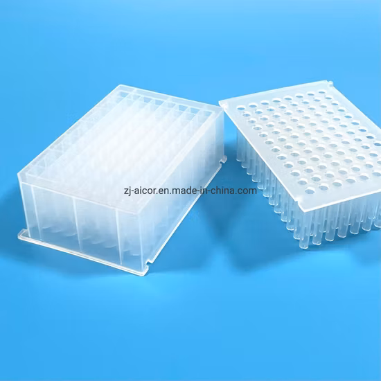 Aicor 96 ディープウェル PCR ユニバーサルディープウェル磁気チップコーム抽出プレート医療および研究室用ディープウェルプレート 96
